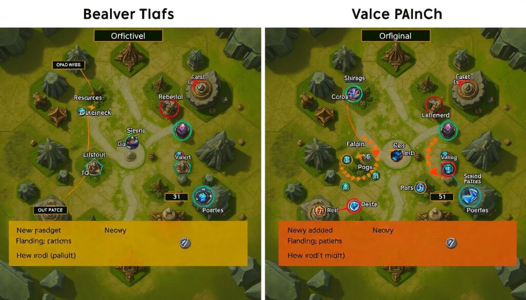 Сравнение патчей: как менялась карта и баланс - иллюстрация
