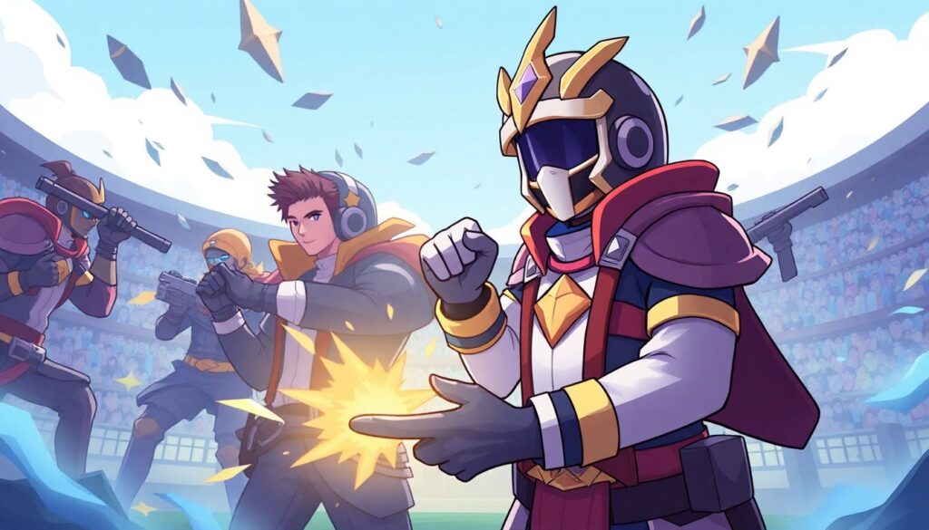 Фан-арт на тему обновлений и турниров - иллюстрация