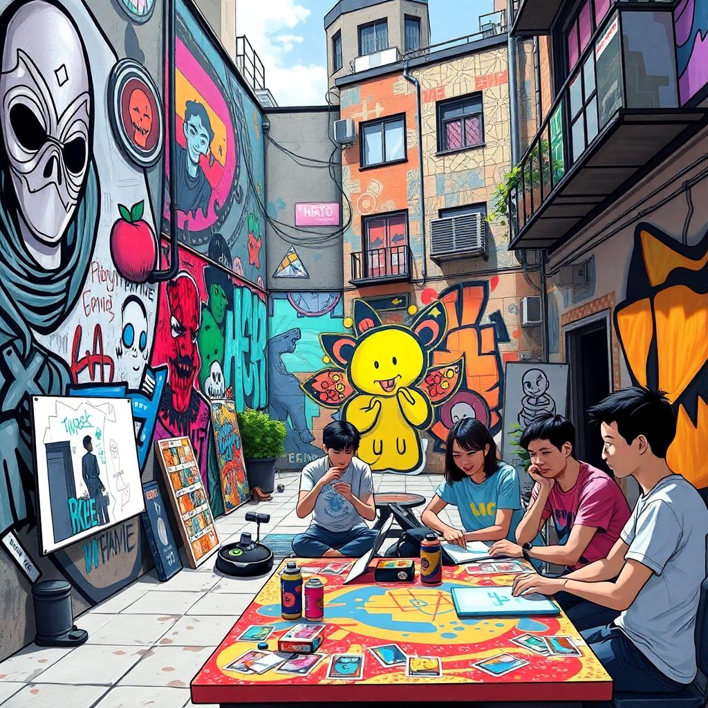 Фан-культура в стрит-арте и фан-играх: как творчество меняет город